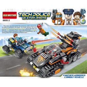 Wholesale Tech Police Building Toys Bricks Armored Vehicles Kit